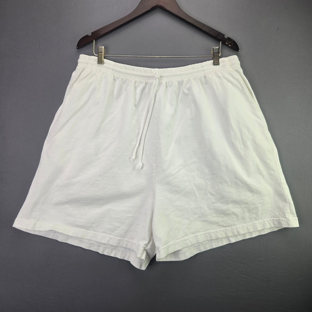 Fresh Produce White Cotton Drawstring Women’s Shorts